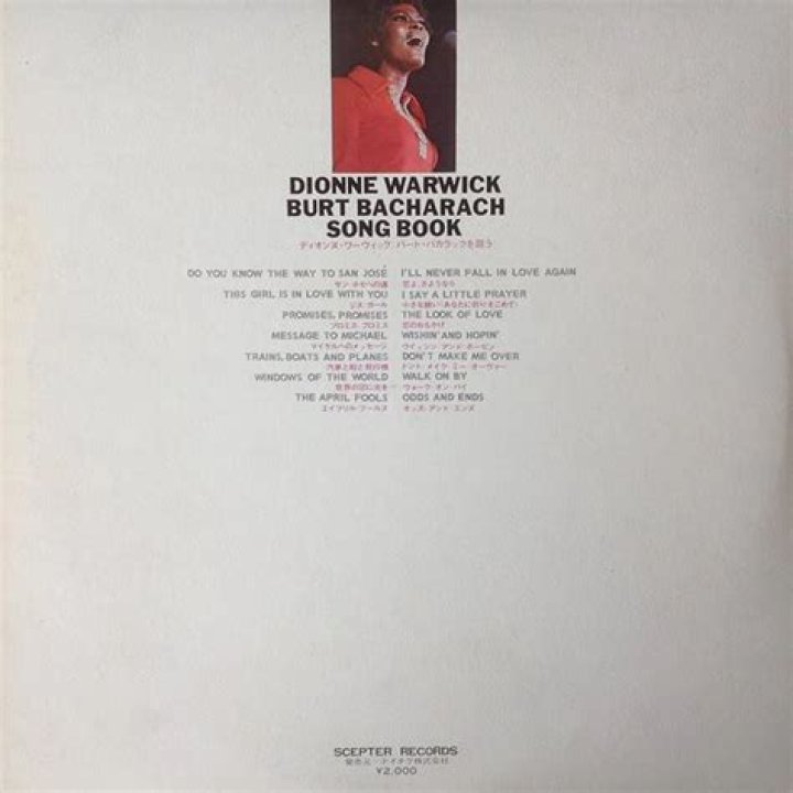 Did Burt Bacharach write all Dionne Warwick songs? How many songs did Burt Bacharach write for Dionne Warwick?
