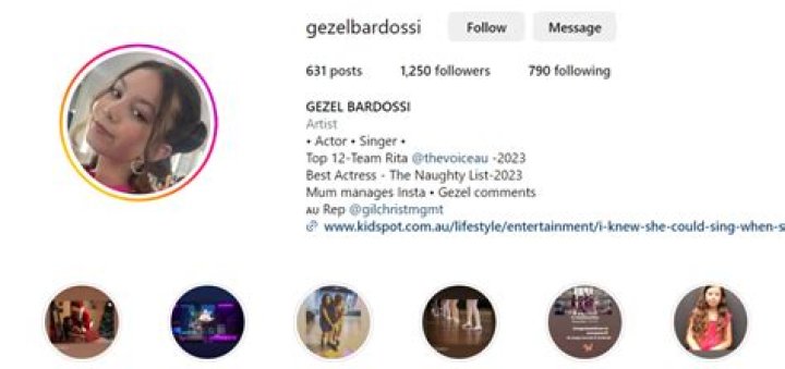 Gezel Bardossi The Voice Australia | Age, Biography, Wiki, Career, Songs, Auditions, Family, Siblings and Ethnicity