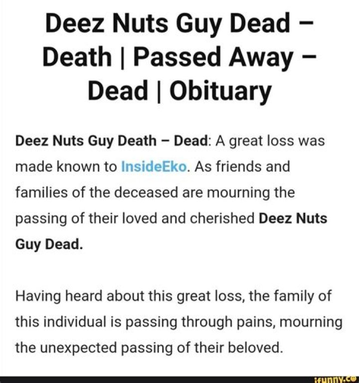 Is The Deez Nuts Guy Dead? Welven Da Great Death Hoax Exposed