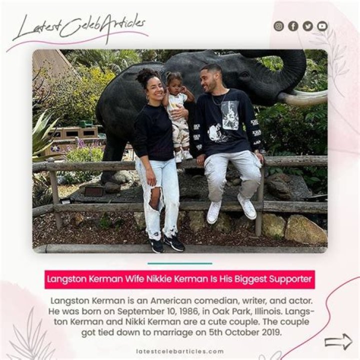 Langston Kerman is A Family A Man, Meet His Beautiful Wife Nikki And Kids On Instagram