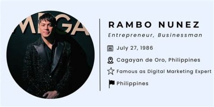 Rambo Nunez Height, Weight, Net Worth, Age, Birthday, Wikipedia, Who, Instagram, Biography